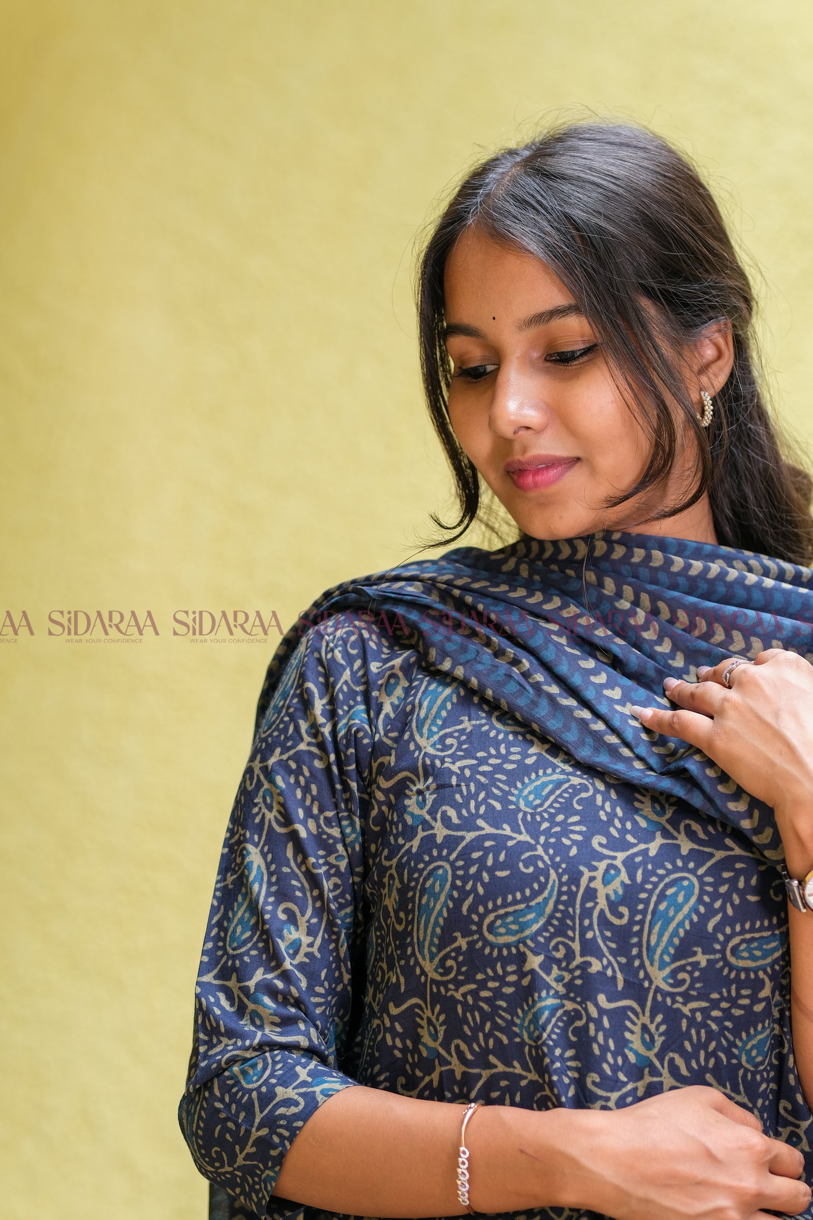 Cotton Blue Salwar 
