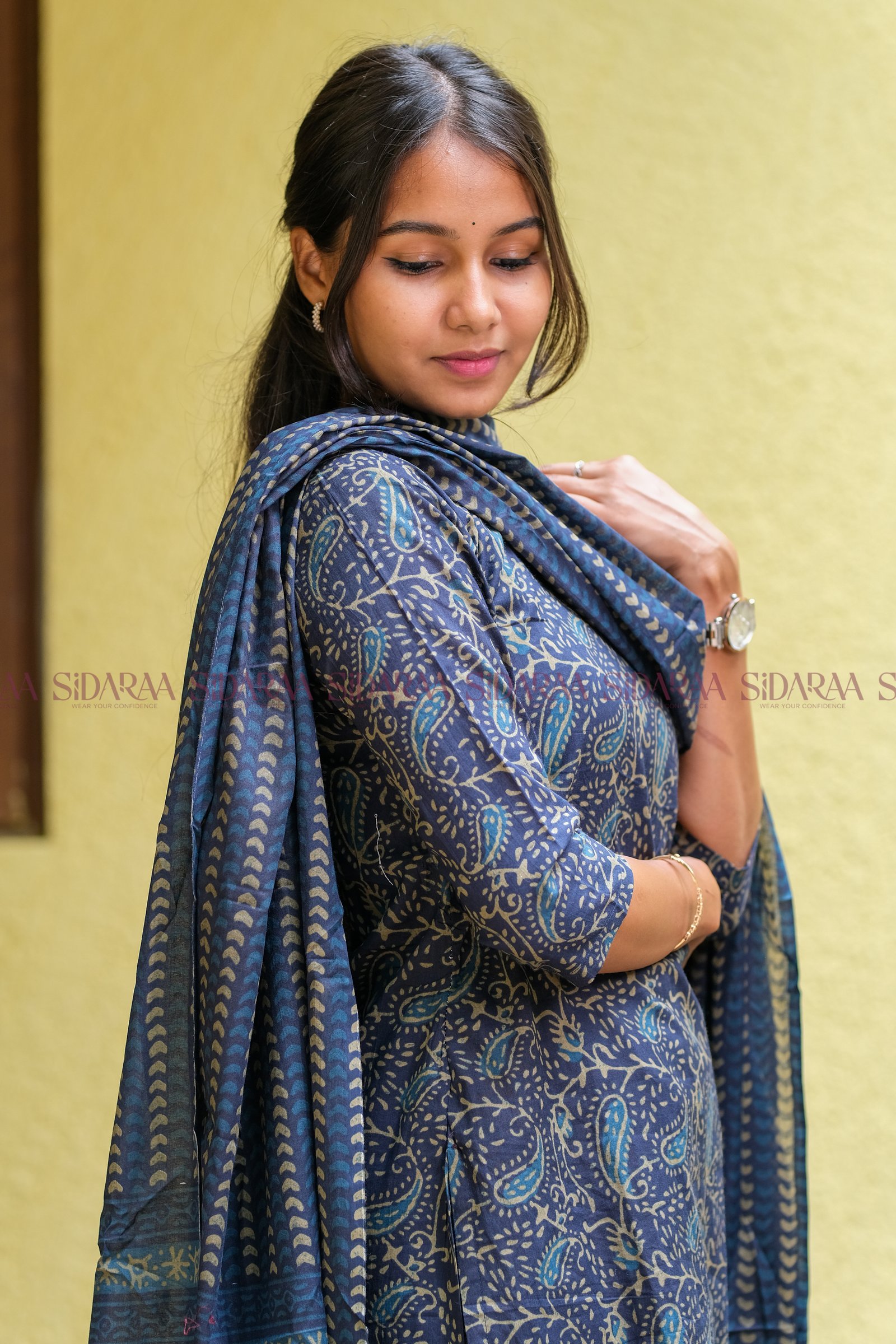 Cotton Blue Salwar 