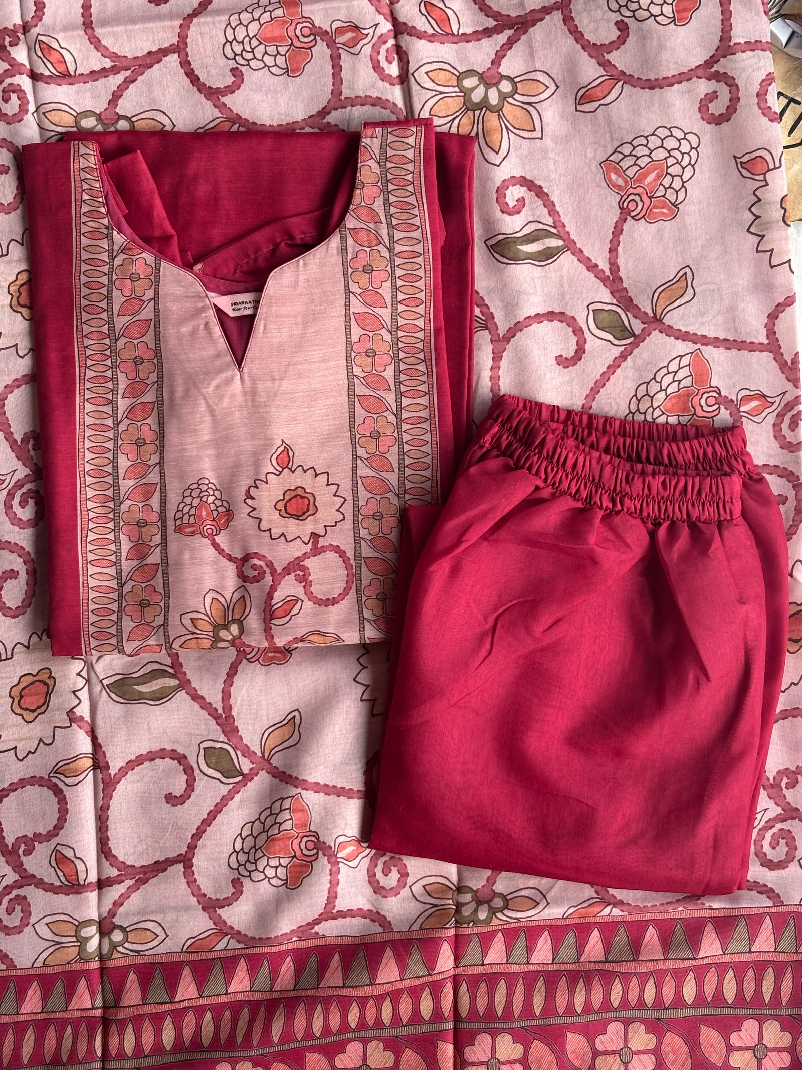 Pink Sandal set